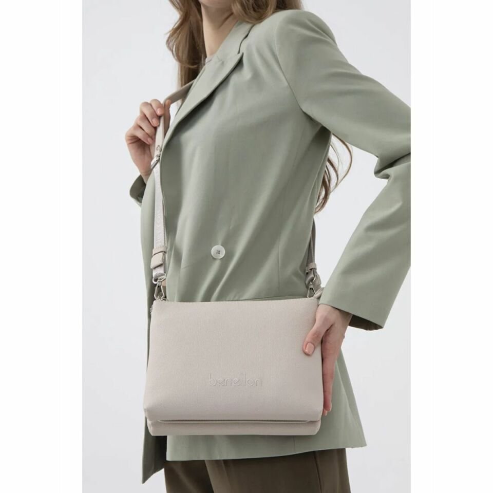 Benetton St  Bnt-1580 Unıted Colors Of Çanta Bej