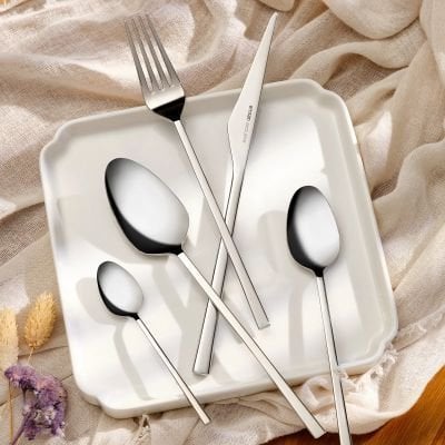 Emsan Çatal Kaşık Bıçak Alba 84 Parça Lüks Kutulu