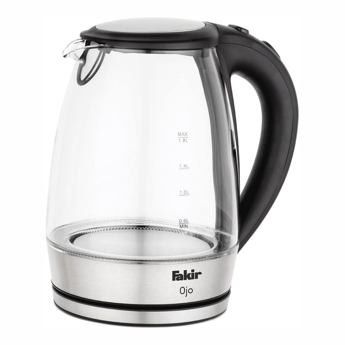 Fakir Ojo Cam Su Isıtıcı Siyah