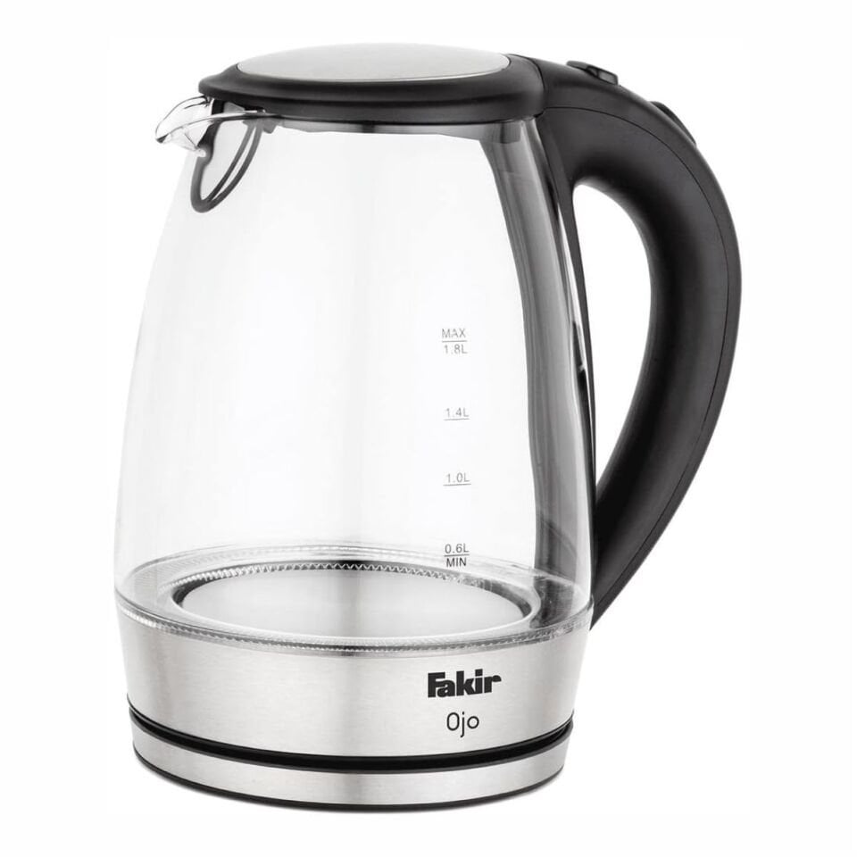 Fakir Ojo Cam Su Isıtıcı Siyah