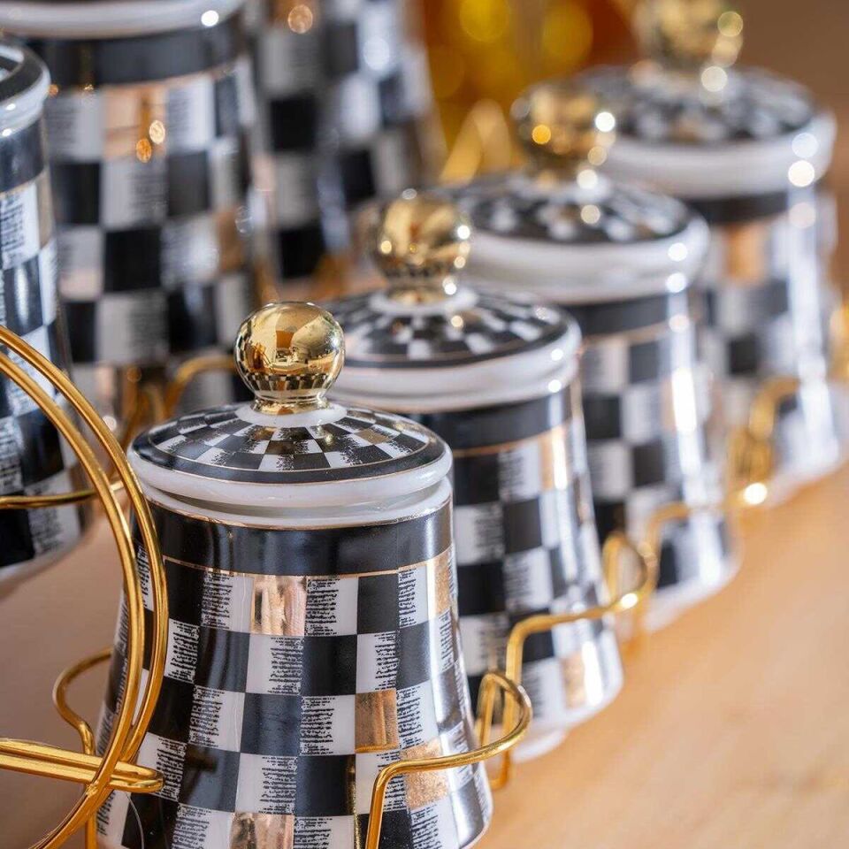 Acar Kaı-21-0186/4 Master Magıc 7 Li Standlı Baharat Set