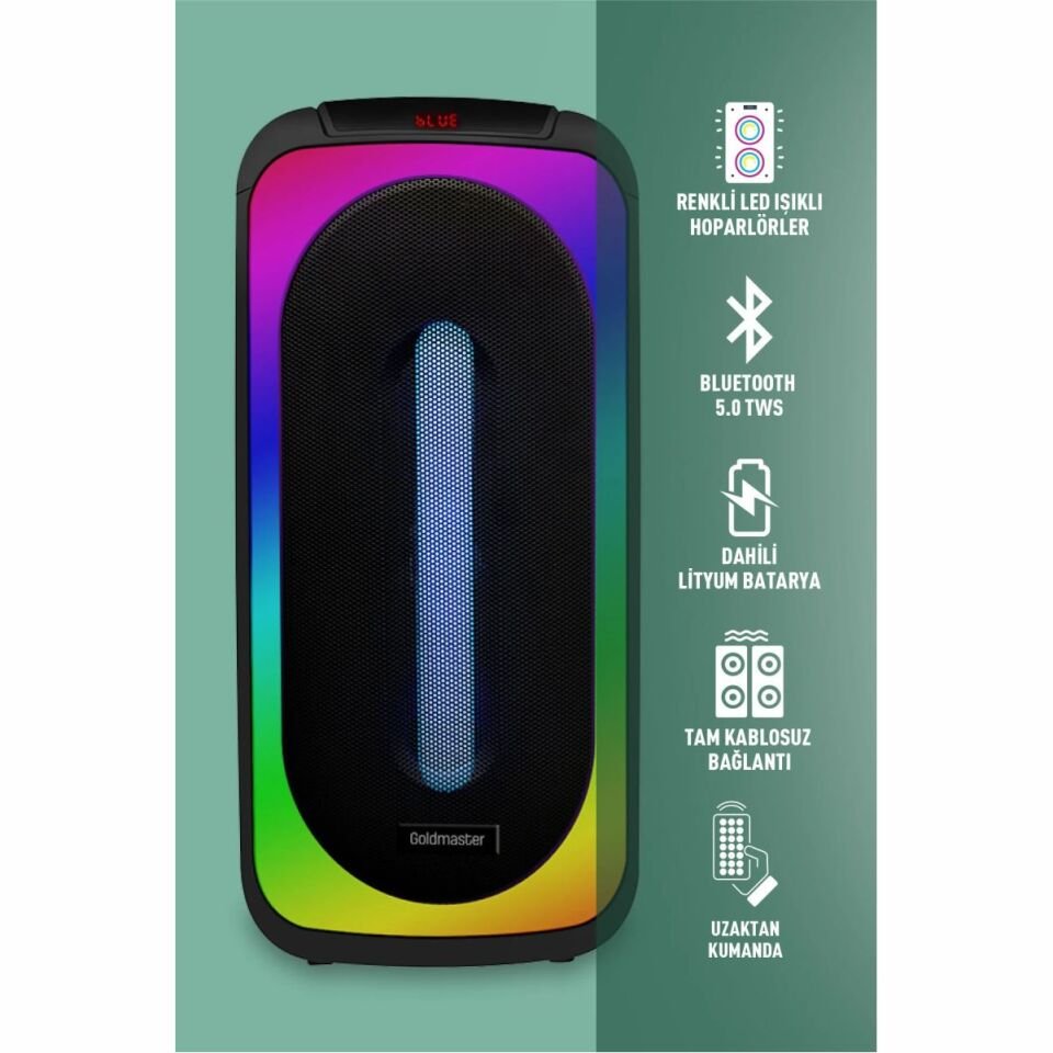 Goldmaster Neon X90 Dj Box Bluetooth Hoparlör