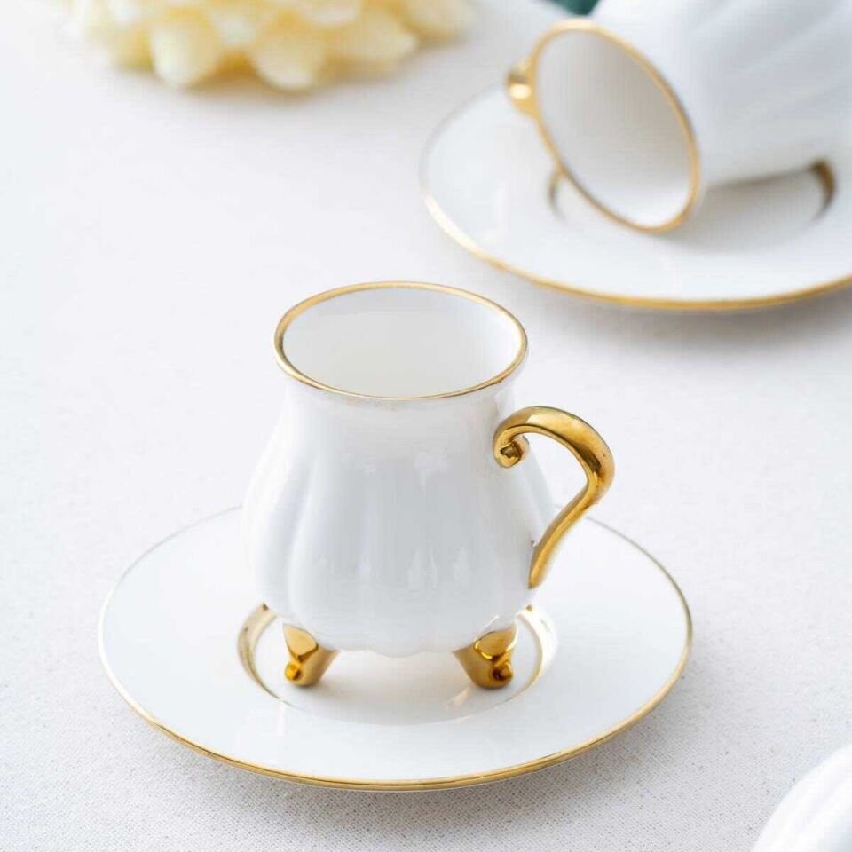 Acar Felix 6 Kişilik Kahve Fincanı Takımı - 90 ml