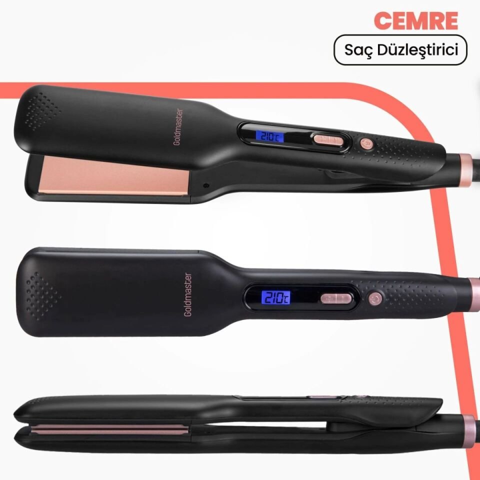 Goldmaster Cemre Gm-7187 Keratin Geniş Plaka Saç Düzleştirici