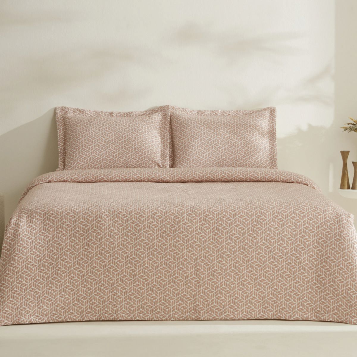 Karaca Home Secret Pudra Cıft Kıslık Yatak Ortusu Set