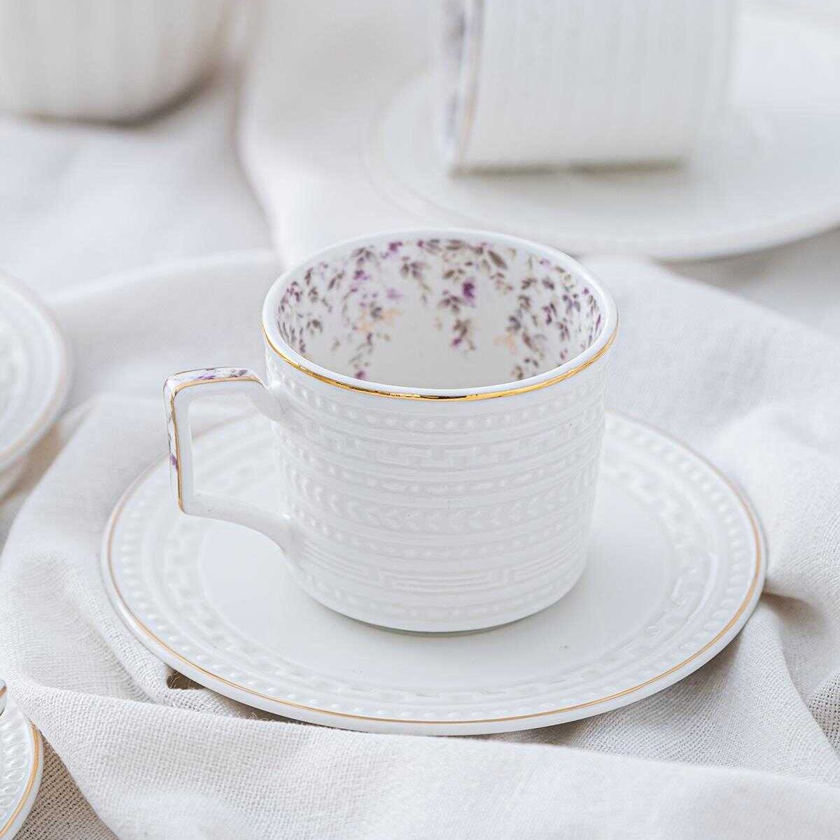 Acar Luisa 6 Kişilik Kahve Fincanı Takımı - 90 ml