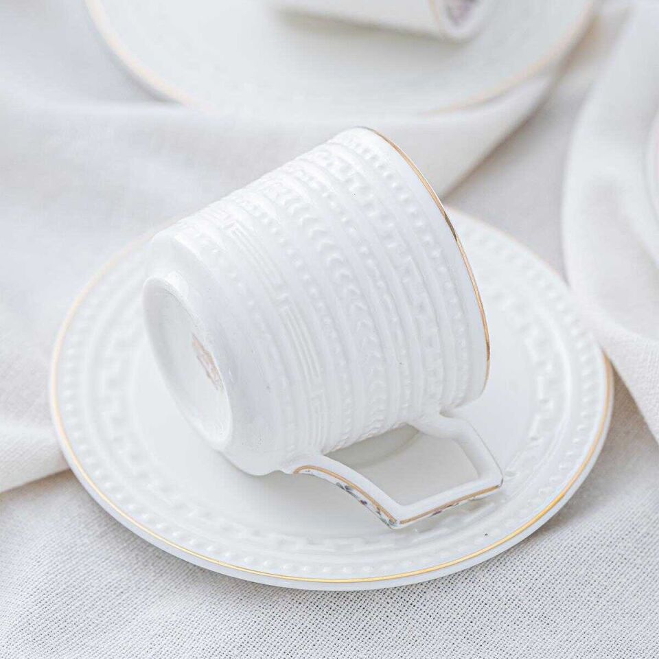 Acar Luisa 6 Kişilik Kahve Fincanı Takımı - 90 ml