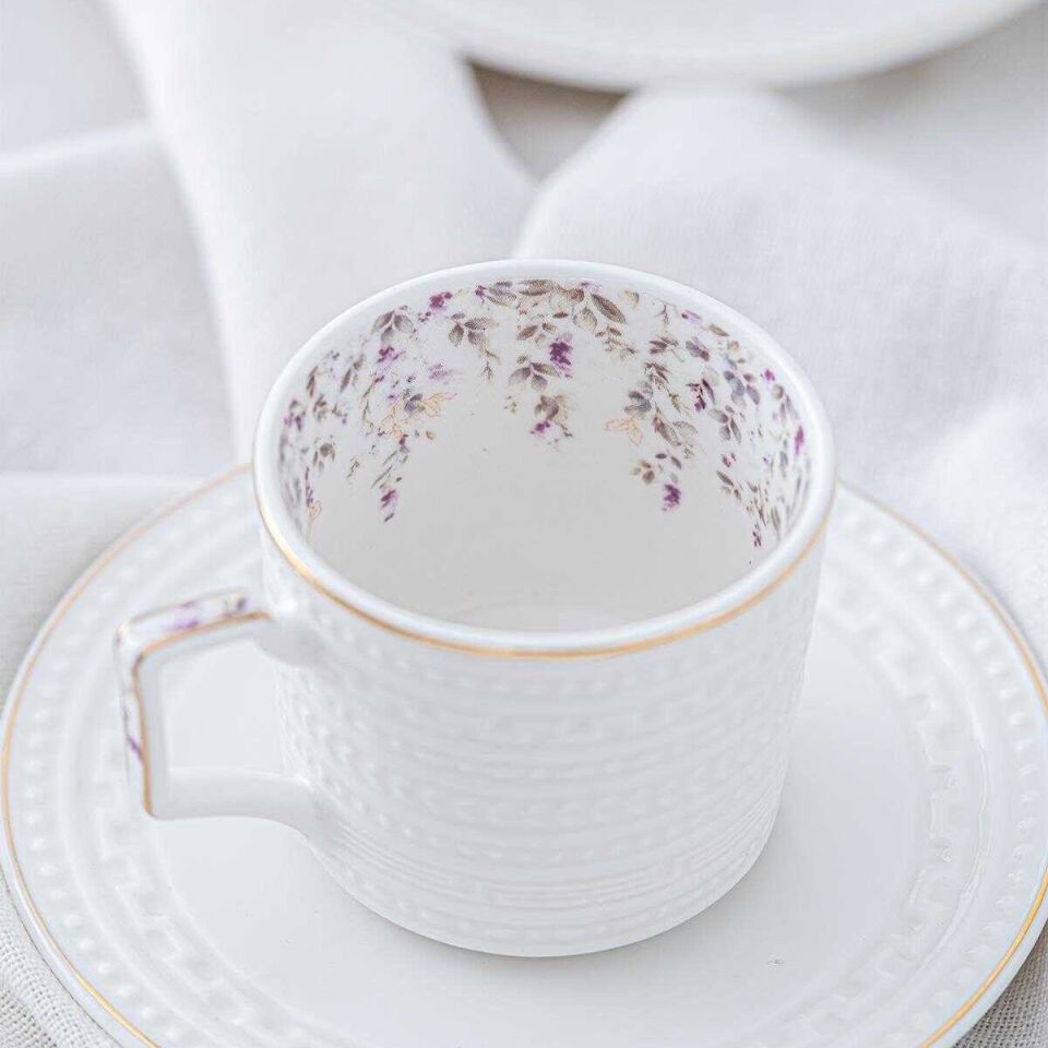 Acar Luisa 6 Kişilik Kahve Fincanı Takımı - 90 ml