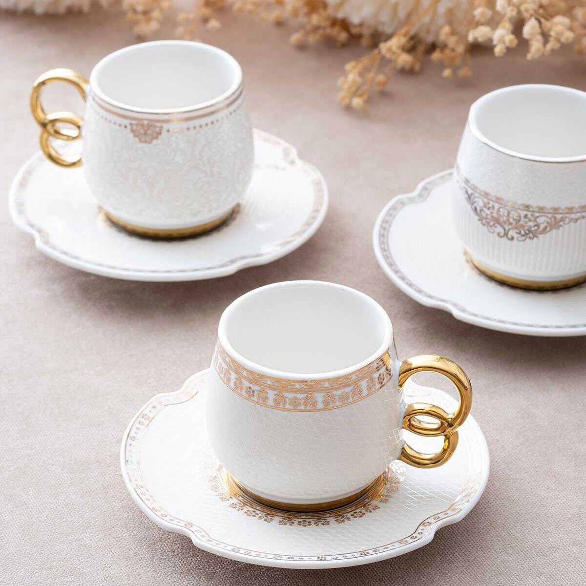 Acar Freya 6 Kişilik Kahve Fincanı Takımı - 90 ml