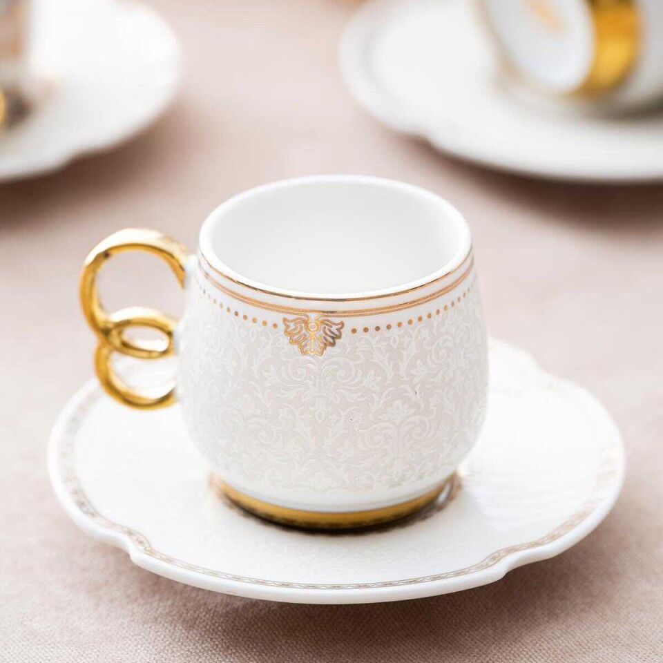 Acar Freya 6 Kişilik Kahve Fincanı Takımı - 90 ml