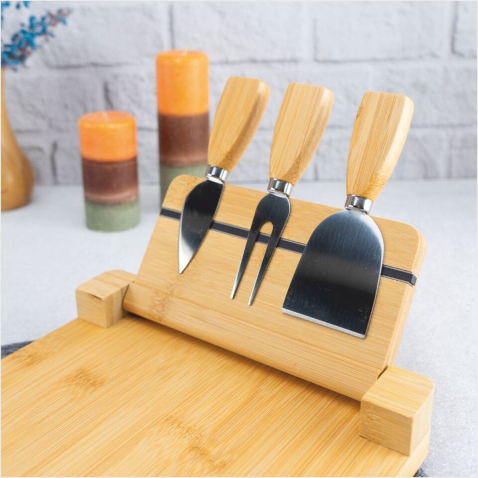 BAMBUM  CASTELLO - 4 PARÇA PEYNİR SERVİS SETİ