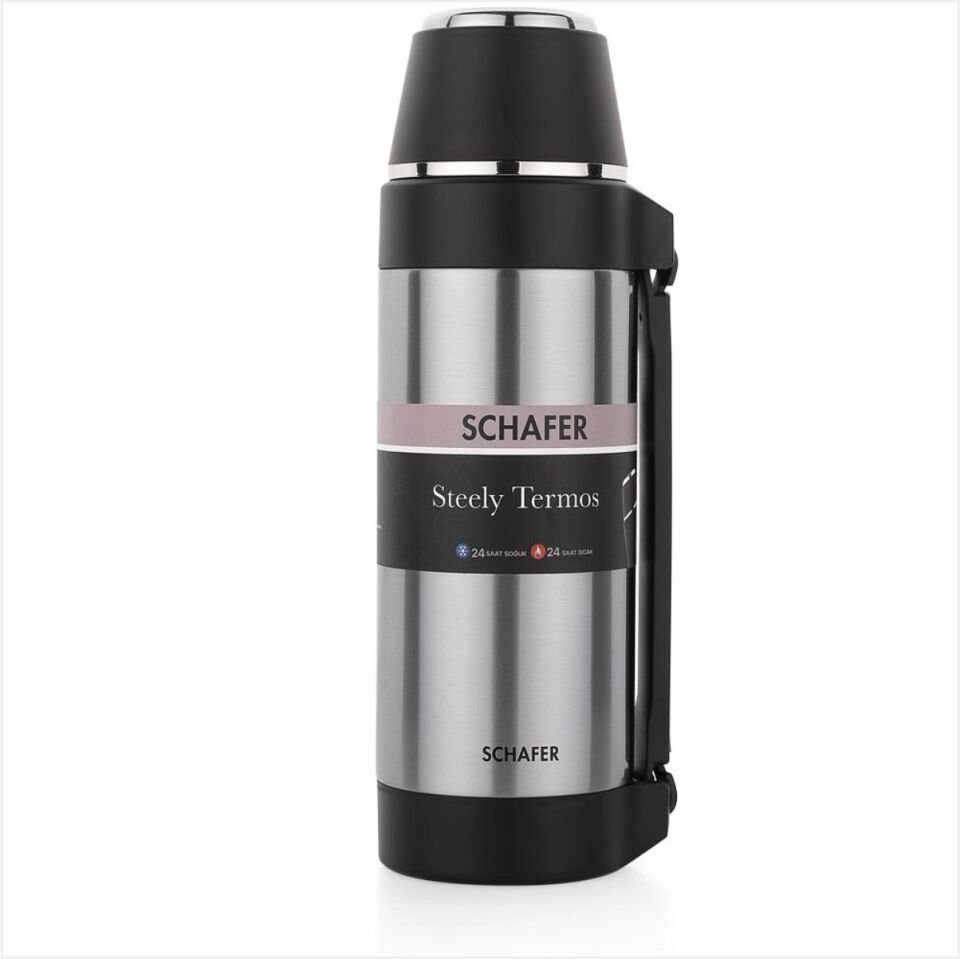 Schafer Steely Çelik Termos 1.5 Lt İnox