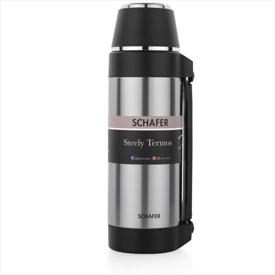 Schafer Steely Çelik Termos 1.5 Lt İnox