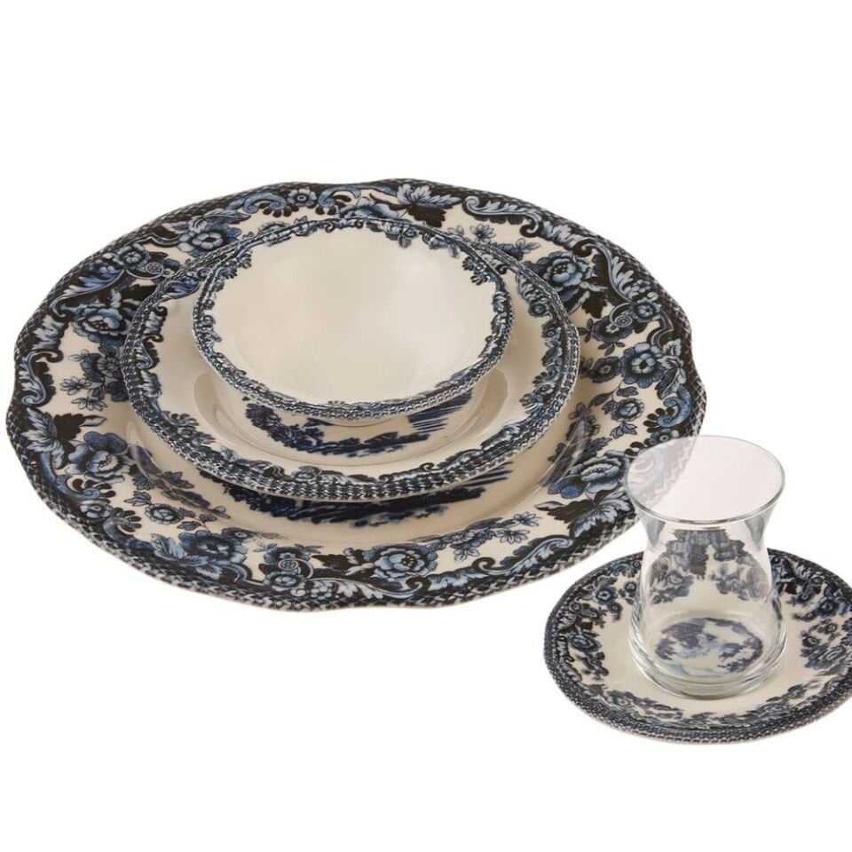 Karaca Blue İliad 26 Parça 6 Kişilik Kahvaltı/Servis Takımı