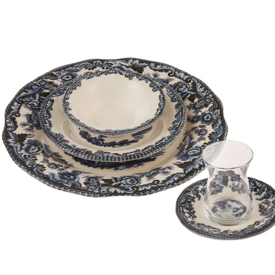 Karaca Blue İliad 26 Parça 6 Kişilik Kahvaltı/Servis Takımı