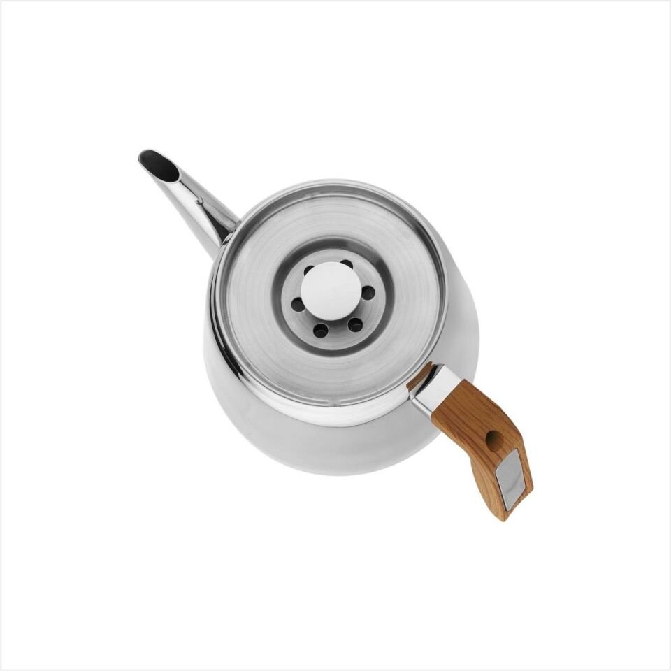 SCHAFER TEEHAUS ÇELİK ÇAYDANLIK TAKIMI 4 PARÇA-KAHVERENGİ