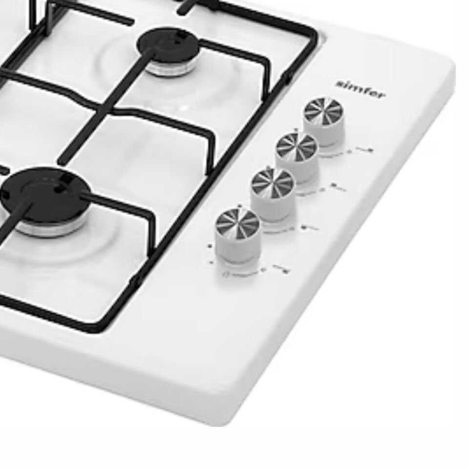 Simfer 3011 Lpg Beyaz Set Üstü Ocak