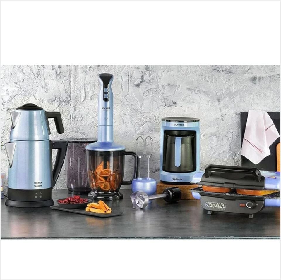 Schafer Kea Elektro Mega Set 4'lü Çeyiz Paketi Mavi