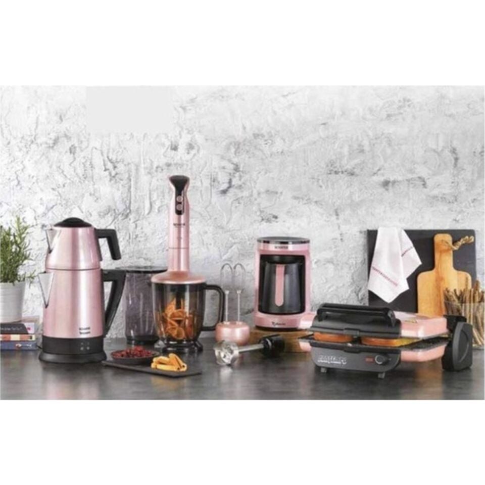 SCHAFER KEA ELEKTRO MEGA EV ALET. 4 LÜ SET ROSEGOLD ( TEELİKE PLUS )