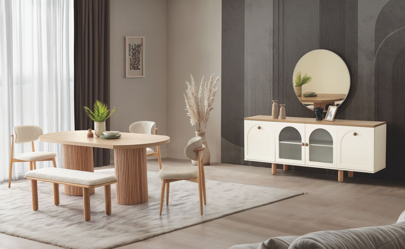 Bohem Yemek Odası Takımı