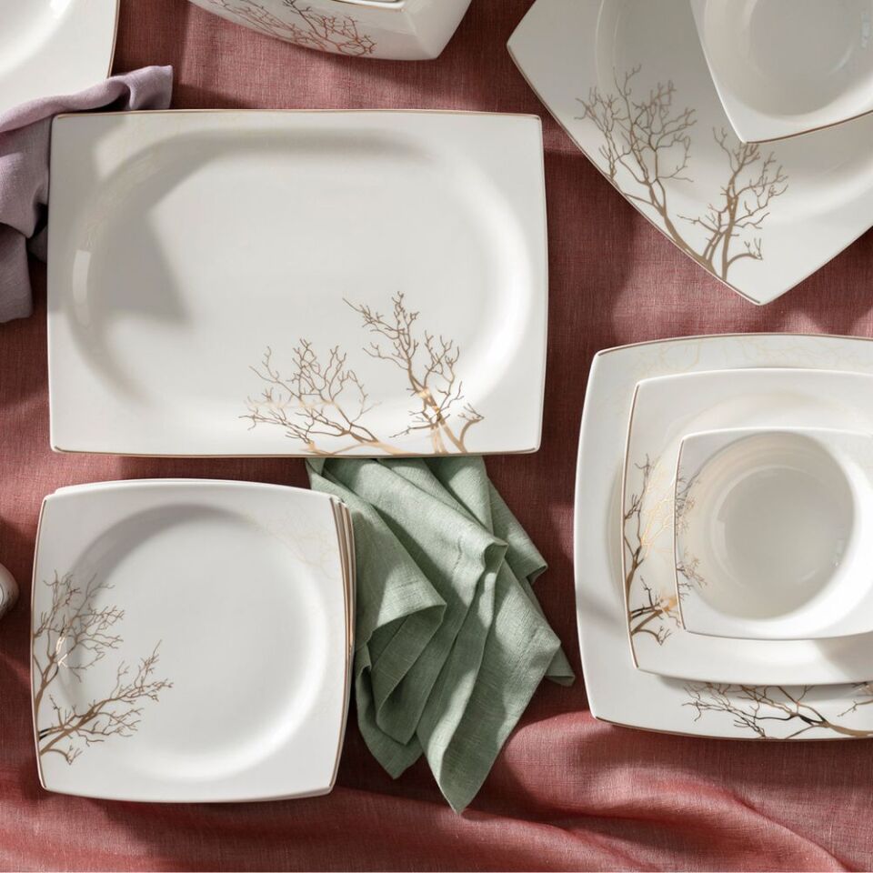 Karaca New Autumn 57 Parça Yemek Takımı Nb Kare
