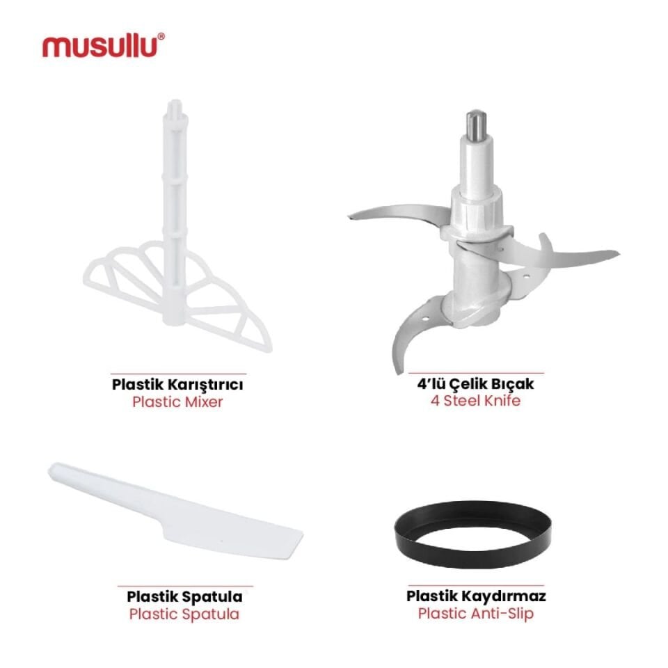 Musullu Msl-1227-2Ts Rondo Doğrayıcı