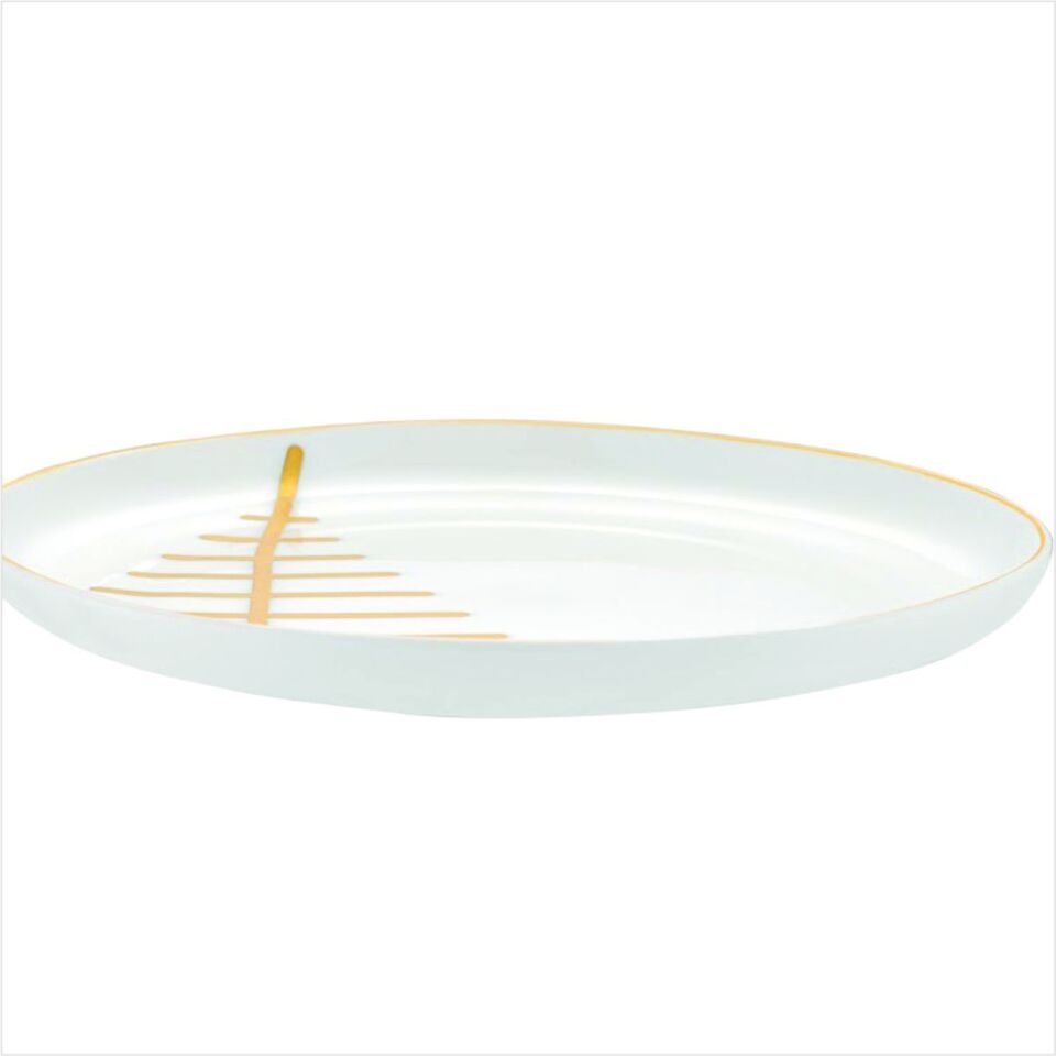 Emsan Starlıght Pasta Tabağı 21 Cm Gold