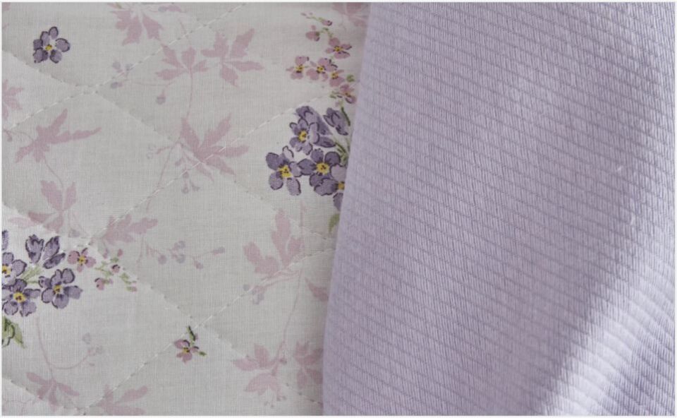 Karaca Home Nevra Summer Set Çift Kişilik Pikeli Takımı Lila