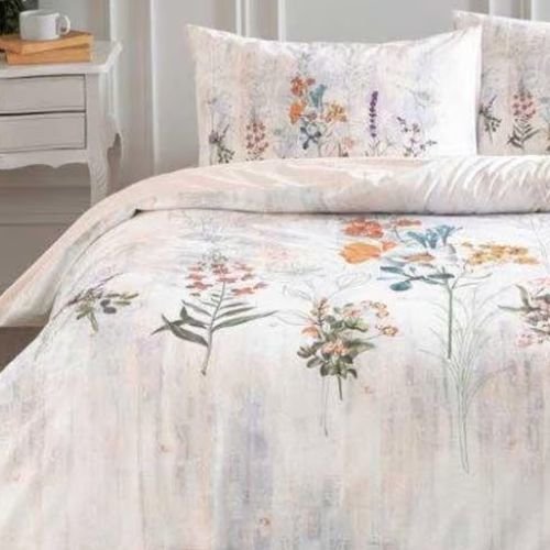 Özdilek Nevresim Takımı Tek Kişilik Somon Floraıson