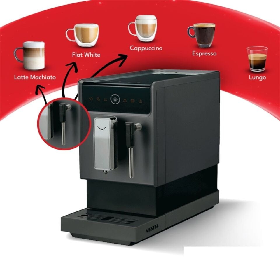 Vestel EM9114 Tam Otomatik Espresso Makinesi