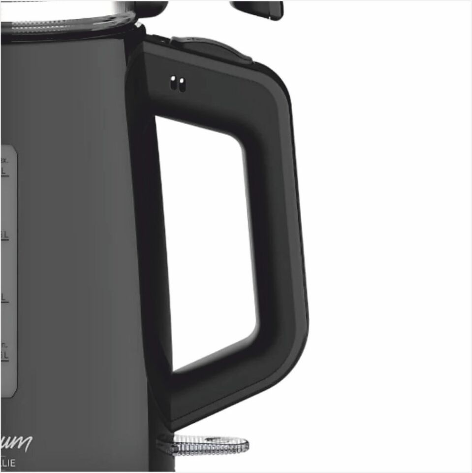Arzum AR3151 Jollie 1650 W Cam Demlikli Çay Makinesi-Siyah