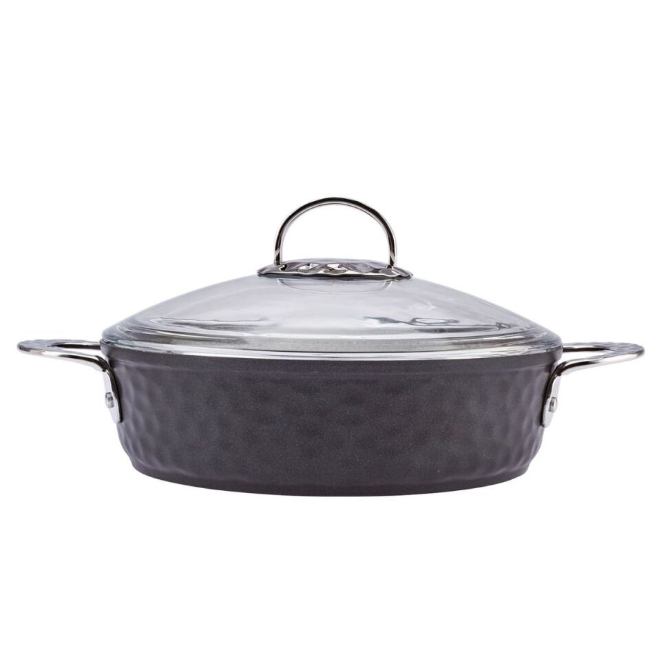 Emsan İndüksiyon Tabanlı Nostalji 7 Parça Granit Tencere Seti Siyah