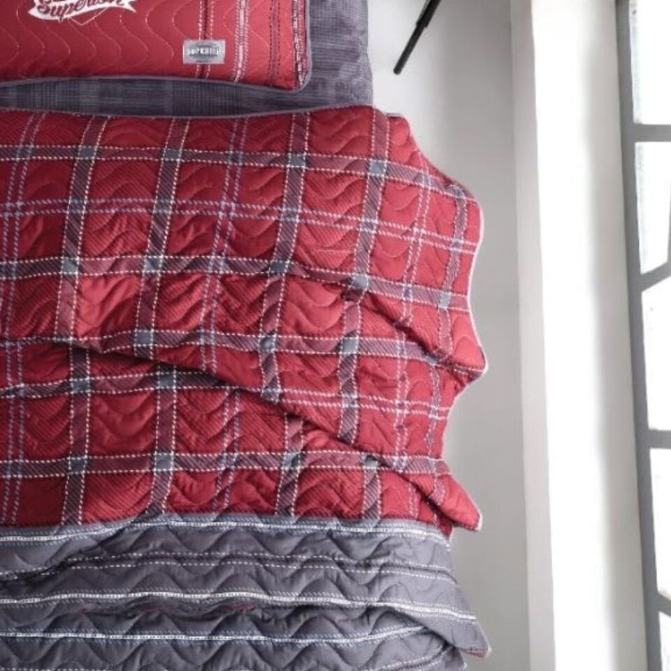 Aran Clasy Aran Clasy Ranforce Tek Kişilik Dört Mevsim Set Campus V1 Bordo