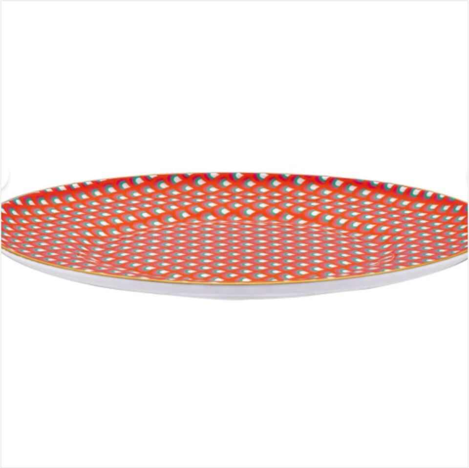 Emsan Nar Pasta Tabağı 21 Cm Kırmızı