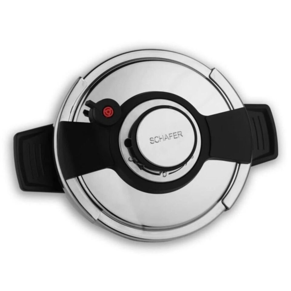 Schafer Compact 4 Parça Düdüklü Tencere Seti 4+6,5 L-Siyah