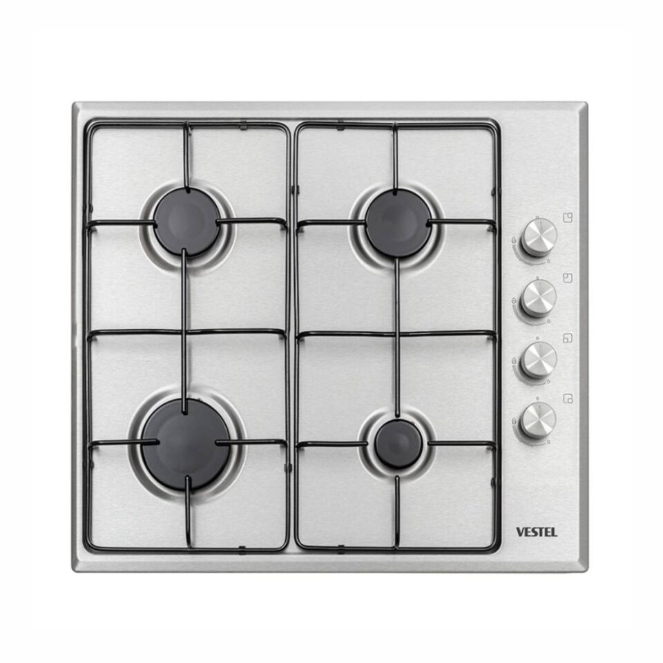 Vestel AO-6004 YX-DG 60 cm 4 Gözü Gazlı Ankastre Ocak