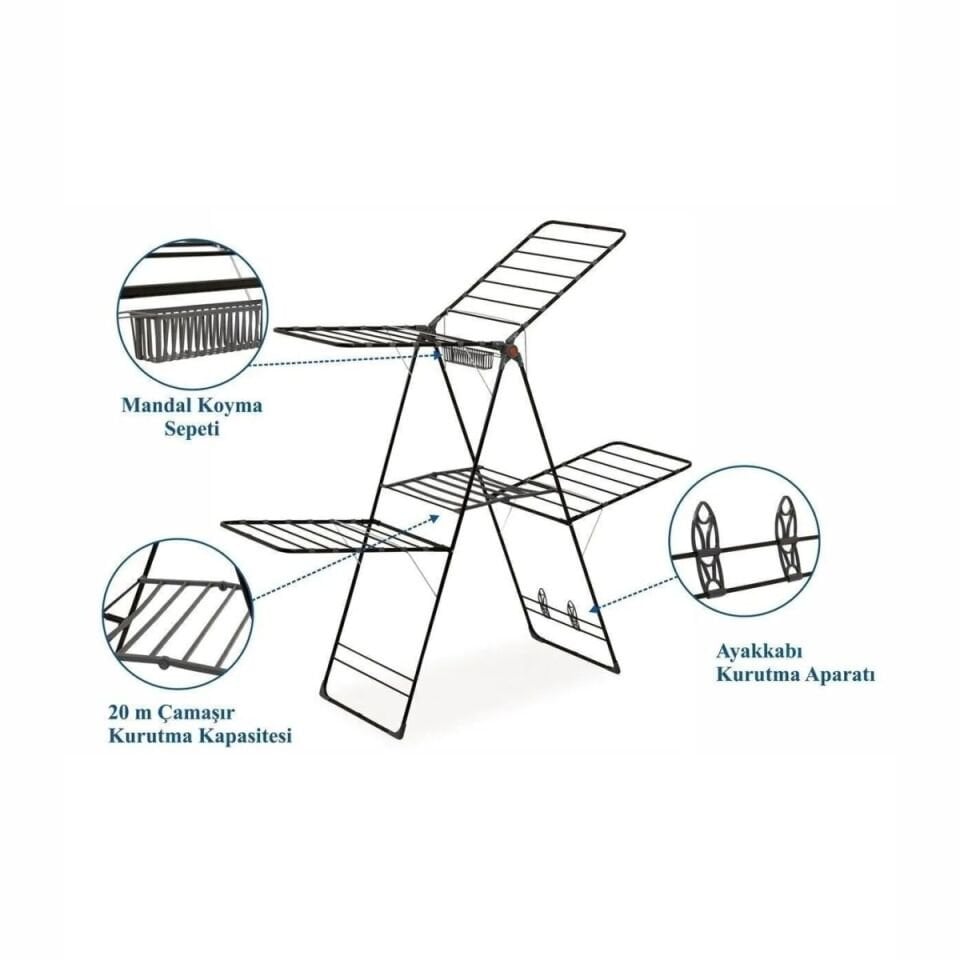 Devecioğlu 036 Harbinger Double Çamaşır Kurutma Askısı