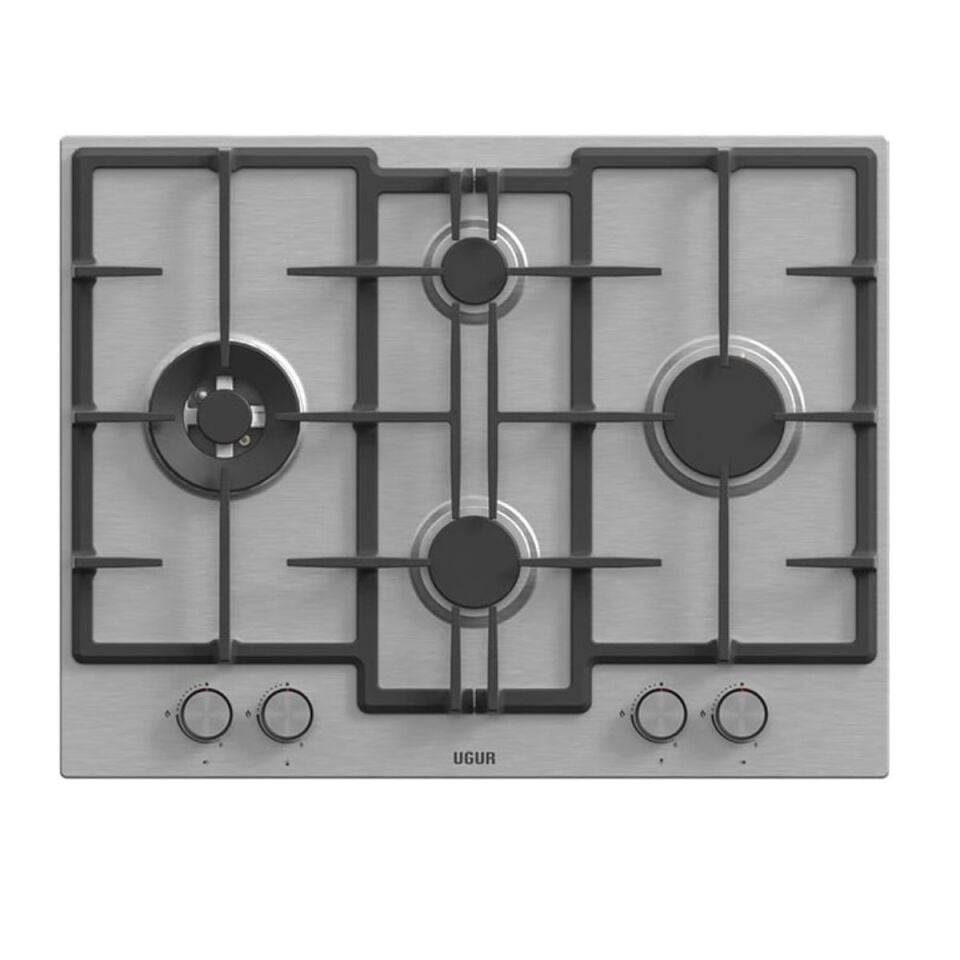Uğur UAO 6541W1 GIO EDR1 4 Gözlü Geniş Bek Aralıklı Gazlı Metal Ocak