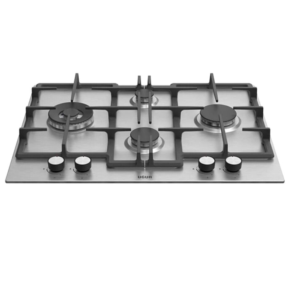 Uğur UAO 6541W1 GIO EDR1 4 Gözlü Geniş Bek Aralıklı Gazlı Metal Ocak