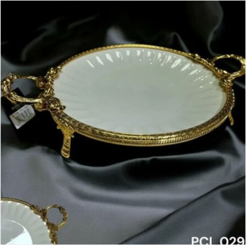 REKABET  PCL 029 ELEGANCE YUV.SUNUM TABAK GOLD 41 CM