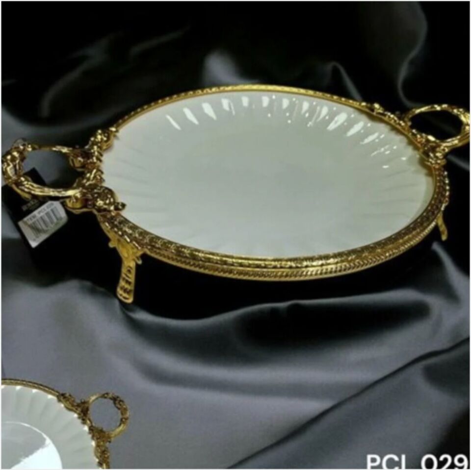 REKABET  PCL 029 ELEGANCE YUV.SUNUM TABAK GOLD 41 CM