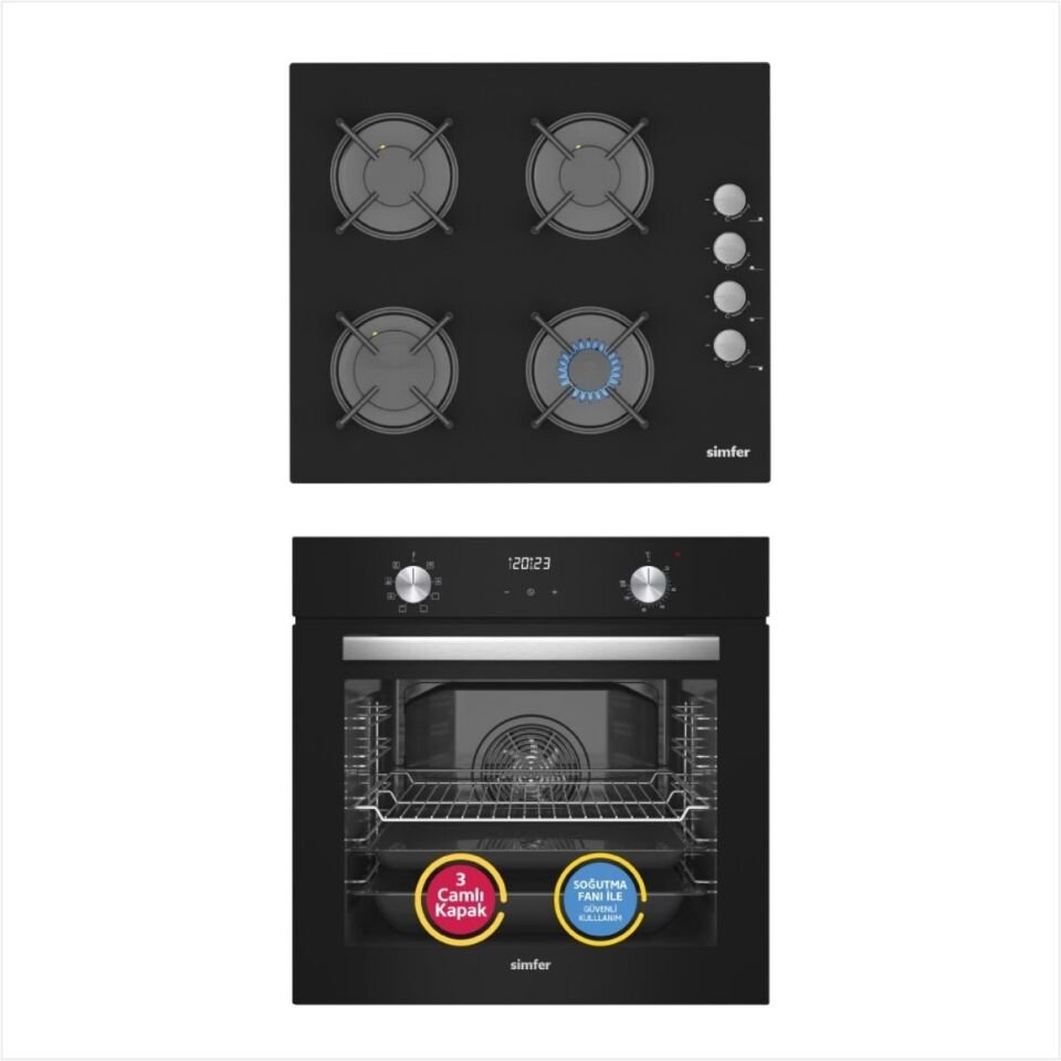 SİMFER 9 PRORAMLI SİYAH ANKESTRA SET