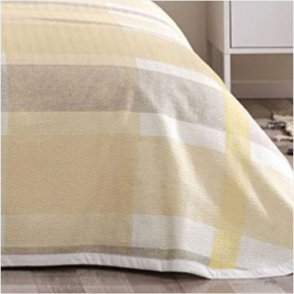 Taç Baskılı Vega Tek Kişilik Pike Takımı Turuncu