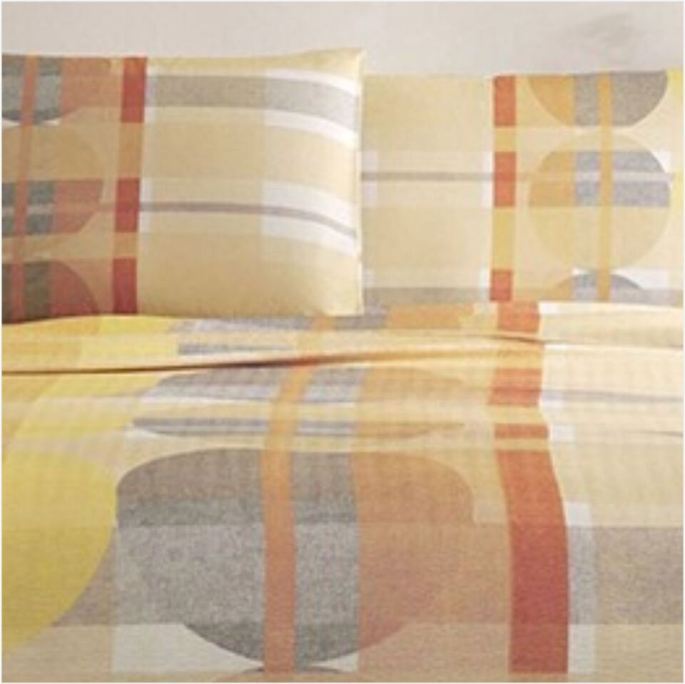 Taç Baskılı Vega Tek Kişilik Pike Takımı Turuncu