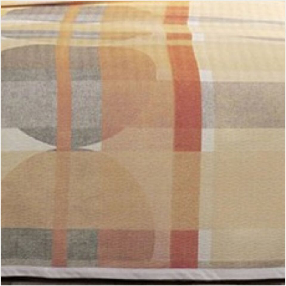 Taç Baskılı Vega Tek Kişilik Pike Takımı Turuncu