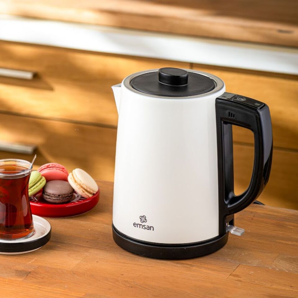 Emsan Bella Gusto Çay Makinası Krem