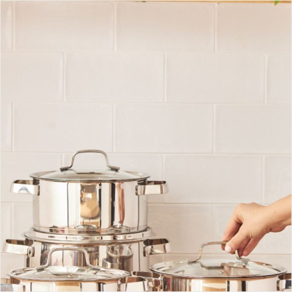 Emsan Capella 8 Prç Çelik Tencere Seti