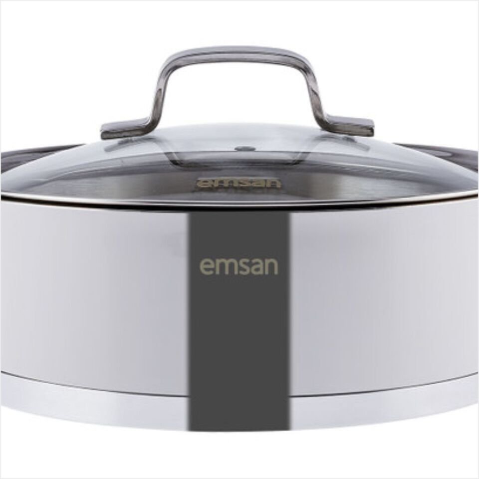 Emsan Capella 8 Prç Çelik Tencere Seti