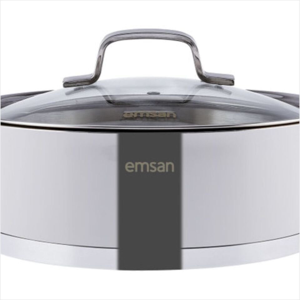 Emsan Capella 8 Prç Çelik Tencere Seti