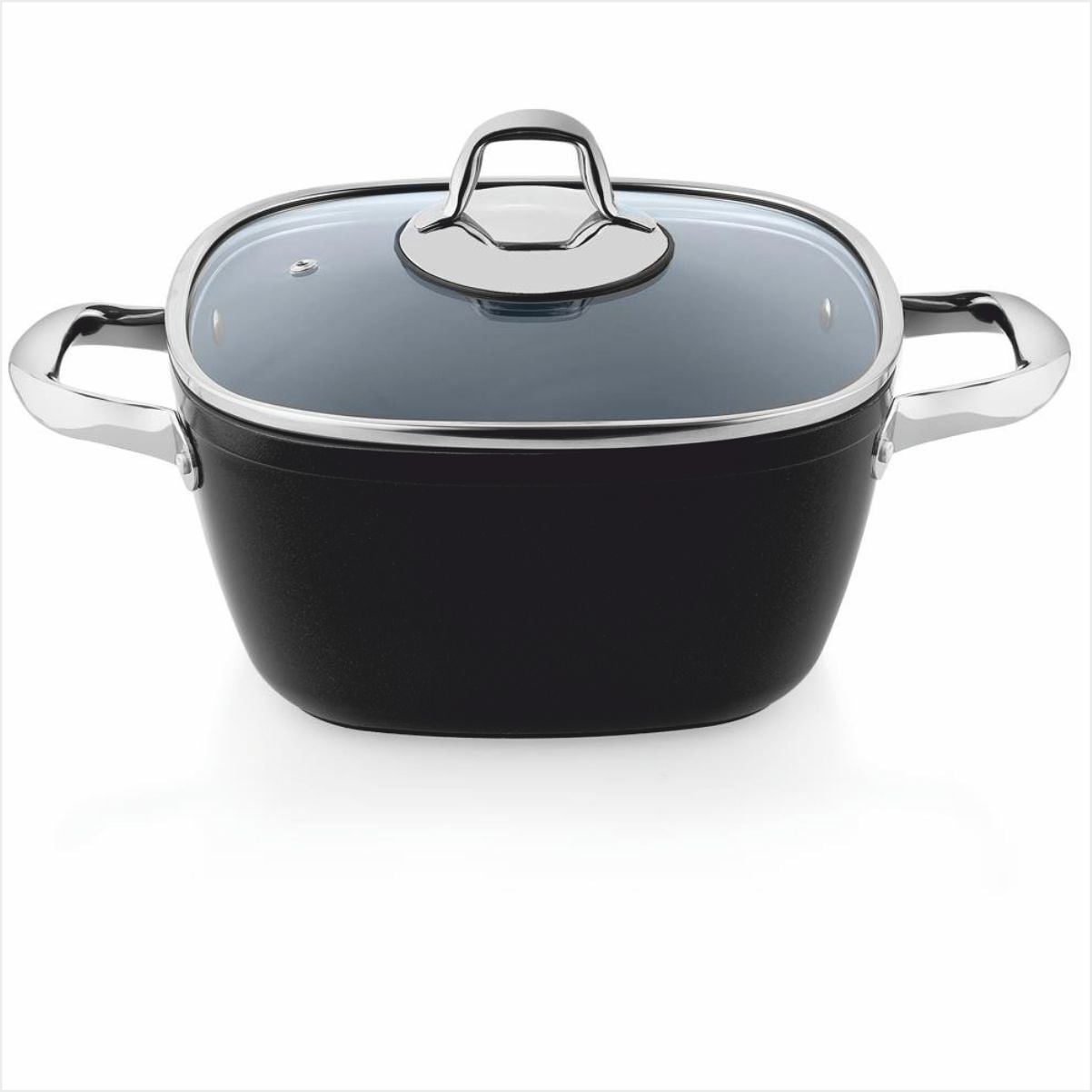 Schafer Gastronomie Master Seramik Derin Tencere 24Cm-Siyah/Gri
